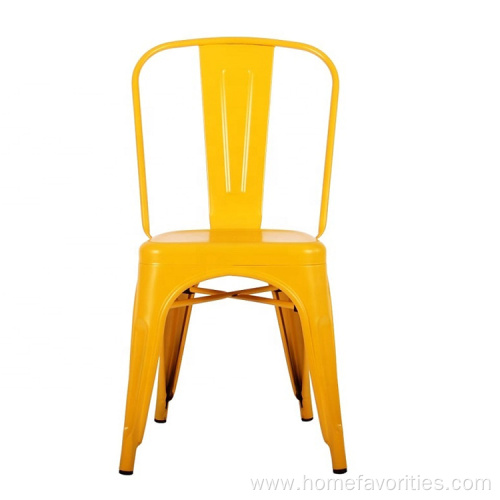 Kindergarten School Furniture Metal Chair With Cushions